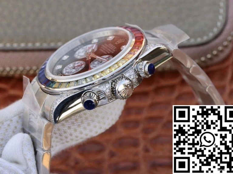 Cosmograph Dial Rolex BL 116595RBOW Factory Black Daytona Rainbow 0407